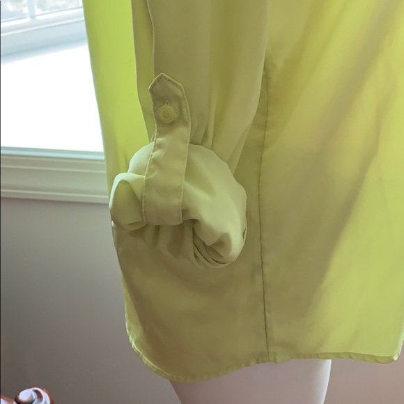 Neon Yellow Blouse - Picture 2 of 2